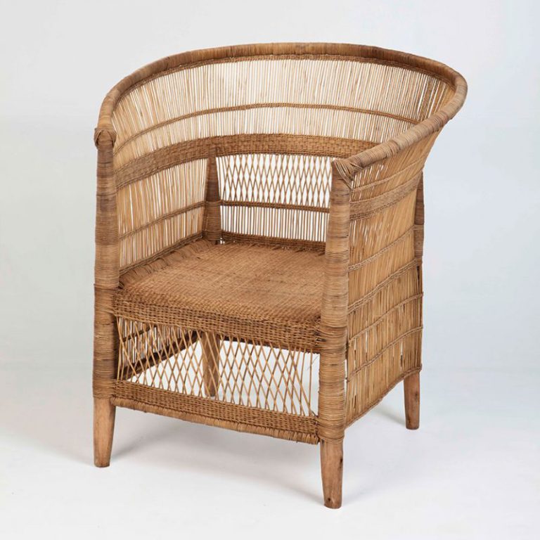 Traditional Malawi Single Chair Malawi Cane Furniture